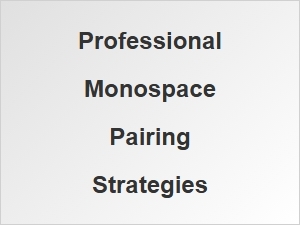 Mastering Monospace Font Pairing Strategies